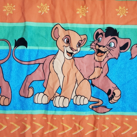 Vintage 90s The Lion King 2 Simba’s Pride Fitted Sheet and Duvet Cover Twin - Picture 5 of 10